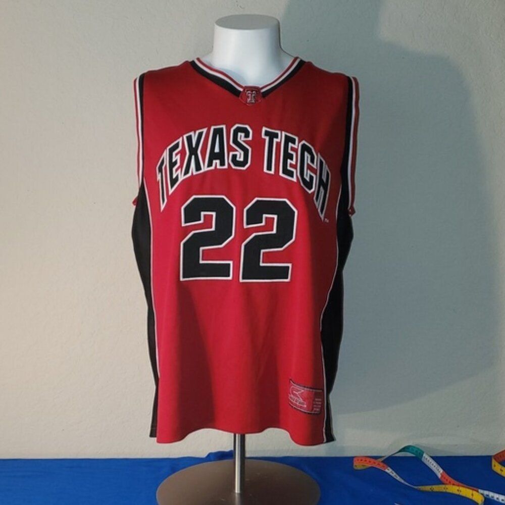 Vintage Colosseum Texas Tech Red Raiders #22 Basketball Jersey